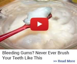 Never brush your teeth like this