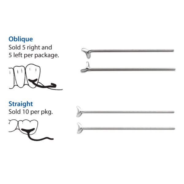 House Brand - Roach Clasps - Oblique - 10pk - 0.9mm