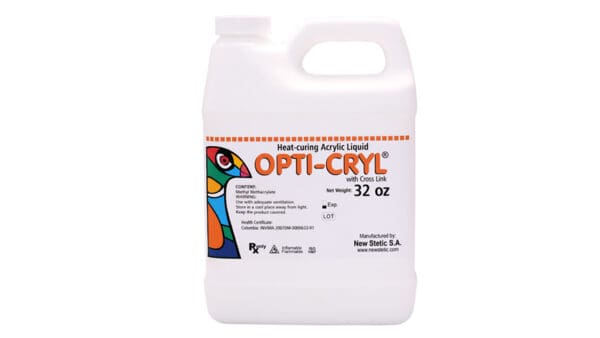Opti-Cryl - POUR ACRYLIC Monomer - 32oz (1qt) - New Stetic